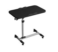 KXCVBNKLJ Tavolino regolabile in altezza, Tavolo servitore mobile regolabile in altezza 65-95 cm Desktop inclinabile 60x40 for ospedale e casa