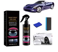 KXDEFE Car Nano Scratch Repair Spray, Car Scratch Removal Spray Nano Auto Repair Polish, Multifunctional Car Ceramic Spray, Car Cleaning Spray, Suitable for Various Vehicle Scratch Repair. (1pcs)