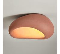 KXEcoLife Lampada a Sospensione Creativa con Effetto Pietra simulata, Attacco E27, Ideale per Soggiorno, Sala da Pranzo e Camera da Letto - Paralume in Resina, apparecchio Moderno ed Elegant