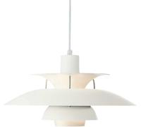 KXEcoLife Lampada a Sospensione PH5 con Lampadina Inclusa - Lampadario Moderno Danese Bianco, Illuminazione a soffitto Minimalista a Forma di UFO per Soggiorno, Sala da Pranzo, Cucina e RIST