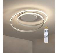 KXEcoLife Lampada da soffitto a LED Moderna per Isola Cucina, Lampada a Ghirlanda dal Design Creativo a Forma di Fiore a Spirale in Metallo Acrilico, Illuminazione per Sala da Pranzo, soggio