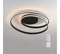 KXEcoLife Lampada da soffitto a LED Moderna per Isola Cucina, Lampada a Ghirlanda dal Design Creativo a Forma di Fiore a Spirale in Metallo Acrilico, Illuminazione per Sala da Pranzo, soggio