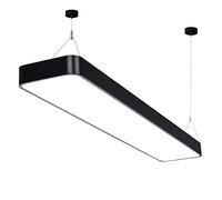 KXEcoLife Lampadari a Sospensione Moderni, rettangolari, a LED, nordici, minimalisti, da Tavolo da Biliardo, Altezza Regolabile, per Sala da Biliardo, Sala da Pranzo, Ufficio, Palestra