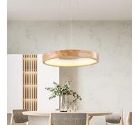 KXEcoLife Lampadario a LED Modern Wave dimmerabile con Telecomando, apparecchio a Sospensione Contemporaneo per Tavolo da Pranzo e Cucina, 39x5 Pollici.