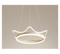 KXEcoLife Lampadario da Camera da Letto - Lampadario di Lusso scandinavo Crown Light, Regolabile.