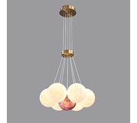 KXEcoLife Lampadario da soffitto Stampato in 3D - Lanterna a LED con Universo, Pianeti e Luna per Sala da Pranzo, Bar o Camera da Letto dei Bambini.