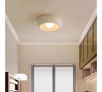 KXEcoLife Lampadario, Lampada da soffitto a LED Minimalista Circolare per corridoio, Balcone, Guardaroba, Ingresso, corridoio, Illuminazione per la casa (Luce Tricolore)