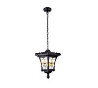 KXEcoLife Lampadario Quadrato Vecchio Stile, Lampada da soffitto Vintage, Industriale Impermeabile, Bel Cartone Animato Che Piace ai Bambini, con Forma di Fiore, Lampada a Forma di Fiore, in