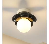 KXEcoLife Mini plafoniera a Forma di Fiore Rosa in Stile Mid-Century per corridoio, Lampada da soffitto Moderna e Minimalista per Camera da Letto, lampadario Nordico Creativo per Cucina, ing