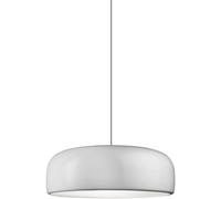 KXEcoLife Nordic Style Single-Head Pendant Light E27 Creative Bowl Shaped Iron Chandelier Artistic Flush Mount Lighting Fixture for Home Decor Modern Ceiling Lamp