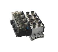 KXIWLUFV 4v210-08 Valvola pneumatica a Valore collettore 5/2 Gruppo elettrovalvola Isola valvole Cilindro Valvola di inversione Distributore Pneumatico(9 Combinations)