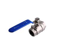KXIWLUFV Valvola a Sfera in Due Pezzi in Acciaio Inossidabile 304 con Filettatura Interna da 1/2" 3/4" 1-1/2" 2"(1.25 inch)