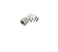 KXJSYL Tool 1 PC Raccordo pneumatico Connettori for tubi Raccordi for tubi bianchi di alta qualità 1/4 1/2 6mm 8mm Filettatura BSP Attacco rapido Connettore del tubo dell'aria(6-m5 (6mm-M5),PB)