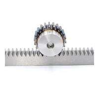 KXJSYL Tool 1 pz 1Mod 1 modulo cremagliera in Acciaio 15 * 15 * 500mm + 1 pz 1Mod 45 Denti pignone Foro Foro 6/8/10/12mm Acciaio #45 ingranaggio ingranaggio in Metallo(12mm Hole 45T Gear)
