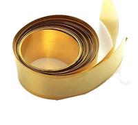 KXJSYL Tool 1 pz Spessore 0,01-0,3 Mm Larghezza 10-200 Mm Sottile Foglio Dorato Foglio Di Rame Giallo Piastra In Ottone Striscia Di Ottone(0.1x50x1000mm)