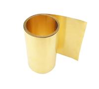 KXJSYL Tool 1 pz Spessore 0.1mm Larghezza 20-100mm 1 Metro Sottile Striscia di Ottone Lamiera di Ottone Pellicola D'oro Foglio di Ottone Piastra In Ottone H62(0.1x20x1000mm)