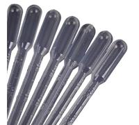 KXJSYL Tool 10 Pipette di Trasferimento 3 ml in Plastica Monouso Contagocce Sicuro Pipette Graduate per Laboratori e Ricerca Scientifica (10pcs)