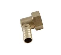 KXJSYL Tool 1PC 1/2 "BSP Filettatura Femmina A 4mm 6mm 8mm 10mm Hose Barb Gomito Rotante da 90 Gradi in Ottone Raccordo Connettore(6mm)
