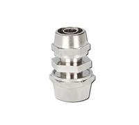 KXJSYL Tool 1PC Pneumatico Avvitamento Rapido Raccordo for Tubo in Ottone T-Tipo L-Tipo Cross-Tipo OD del Tubo 4mm 6mm 8mm 10mm 12mm 14mm 16mm Raccordi Pneumatici(Through,8mm)