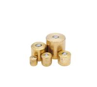 KXJSYL Tool 20 Pezzi Oliatore a Sfera a Pressione Oliatore a Pulsante in Ottone for Motore a Gas Olio Motore Coppa dell'olio for Grasso 6x6mm 8x8mm 8x10mm 10x8mm 10x10mm(6x6mm)