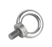KXJSYL Tool Dadi ad occhiello di sollevamento in acciaio inossidabile 304/Viti ad anello ad occhiello Viti ad anello ad anello Dado di aggancio M3 M4 M5 M6 M8 M10 M12(Eye Screw,M12 x1pc)