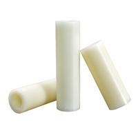 KXJSYL Tool M5 M6 Distanziatore in nylon bianco non filettato ABS Rondella distanziatrice tonda cava Supporto PCB Installazione TV Colonna Pilastro(50mm (10pcs),M5.2 (OD 9))