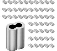 KXJSYL Tool Manicotto ad anello di crimpatura in alluminio for cavi metallici di diametro da 0,165 pollici a 1,41 pollici, manicotto for cavi metallici in alluminio a doppia ghiera(1pcs M12 (14mm))