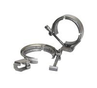 KXJSYL Tool Morsetto a V universale a sgancio rapido in acciaio inox da 2", 2,5", 3", 3,5" for tubo di scarico, fascetta a V, fascetta a V da 1,5 pollici(2.5 inch)