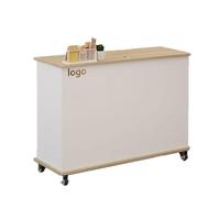 KXKJRYB Bancone Reception Bianco Scrivania Multiuso con Rotelle e Cassetti Bancone Cassa Per Parrucchieri Per Negozio Banco Vendita-A