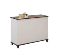 KXKJRYB Bancone Reception Bianco Scrivania Multiuso con Rotelle e Cassetti Bancone Cassa Per Parrucchieri Per Negozio Banco Vendita-B