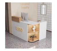 KXKJRYB Bancone Reception Bianco Scrivania Multiuso Per Computer Cassa Reception Per Parrucchieri Per Negozio Banco Vendita-C