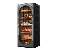 KXKJRYB Scarpiera In Acrilico A 4 Ripiani Verticale Trasparente Moderna, Sottile Organizer Indipendente Scomparsa Per Tacchi Stivali Pantofole