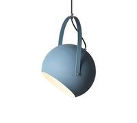KXKLGWHN Lampada a sospensione a testa singola E27, lampada a sospensione moderna e minimalista in ferro battuto, paralume in metallo colorato, apparecchi di illuminazione per la decorazione del soffi