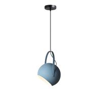 KXKLGWHN Lampada a sospensione a testa singola E27, lampada a sospensione moderna e minimalista in ferro battuto, paralume in metallo colorato, apparecchi di illuminazione per la decorazione del soffi