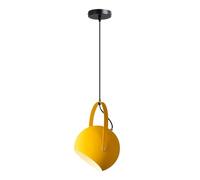 KXKLGWHN Lampada a sospensione a testa singola E27, lampada a sospensione moderna e minimalista in ferro battuto, paralume in metallo colorato, apparecchi di illuminazione per la decorazione del soffi