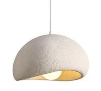 KXKLGWHN Lampada da soffitto con montaggio a incasso, personalità creativa lampada a sospensione in polistirene ad alta densità, lampada a sospensione singola con base E27, lampada a sospensione decor