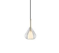 KXKLGWHN Lampadari in stile nordico, paralumi creativi per lampade a sospensione con gocce d'acqua, lampade da soffitto con montaggio a incasso, lampada a sospensione singola con base E27, lampada a s