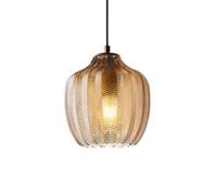 KXKLGWHN Lampadari in stile nordico, paralumi in vetro per lampade a sospensione con personalità creativa, lampada a sospensione con montaggio a incasso, lampada a sospensione singola con sorgente lum