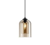 KXKLGWHN Lampadari in stile semplice, paralume in vetro con personalità creativa, lampada a sospensione a filo di montagna che succhia la luce a sospensione superiore, lampada a sospensione a bocca di
