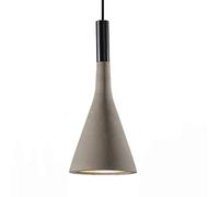 KXKLGWHN Lampadario in cemento svasato creativo, lampada a sospensione a soffitto con sorgente luminosa E27, lampada a sospensione in cemento industriale, apparecchi di illuminazione decorativa per so