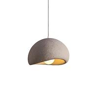 KXKLGWHN Lampadario in resina stile semplice, paralume a sospensione personalità creativa, lampada a sospensione singola a bocca di lumaca E27, lampada a sospensione a filo montagna, portico della sal