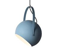 KXKLGWHN Paralume per lampada a sospensione in metallo colorato creativo, lampada a sospensione in stile semplice, lampadario a testa singola con base E27, apparecchi di illuminazione a soffitto con d