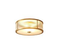 KXKLGWHN Plafoniera con Paralume in Vetro, Lampada da soffitto Rotonda Semplice da Incasso E27, apparecchi di Illuminazione Decorativa per Cucina, Camera da Letto, Ingresso, Guardaroba, Scale