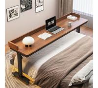 KXPSWGE Tavolo da Letto, Scrivania per Computer con rotelle,Scrivania Camera da Letto,Altezza Regolabile Larghezza per Il Lavoro, Il Tempo Libero e la ristorazione(B,120x40x68cm/47.2x15.7x26.8)