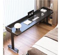 KXPSWGE Tavolo da Letto, Scrivania per Computer con rotelle,Scrivania Camera da Letto,Altezza Regolabile Larghezza per Il Lavoro, Il Tempo Libero e la ristorazione(A,120x40x68cm/47.2x15.7x26.8)