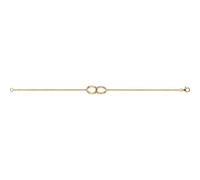 KXQYIKYI 925 braccialetti di collegamento in argento sterling a due cerchi Bracciali per coppia, regali per madre, moglie e marito