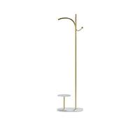 KXQYIKYI Abbigliamento Golden Creacolette in piedi per le vene in piedi da pavimento in metallo porta scarpa da scarpa per il corridoio mobili (E come mostrato) (nero come mostrato)
