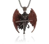KXQYIKYI Accessorio Sterling Argento Guardian ALINI ALINI CRIDULE Pendant Archangel Saint Gabriel Paladin NACCHLACA GIETRI E Donne Amulet Christian