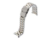 KXQYIKYI Adatta a sei cinghia in acciaio inossidabile al cittadino di sei timex cingolex da 20 mm 22 mm in metallo metallico del braccialetto