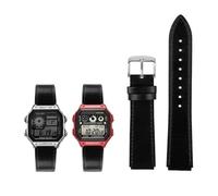 KXQYIKYI Adatto per G-Shock AE-1200WH/1300/1000/A159/A158 AQ-S810W MRW-200H BANDA GENUNA CINTURA INTERNO DELLA CANDA DELLA CANDA DELLA CANDA DELLA RETRO 18MM